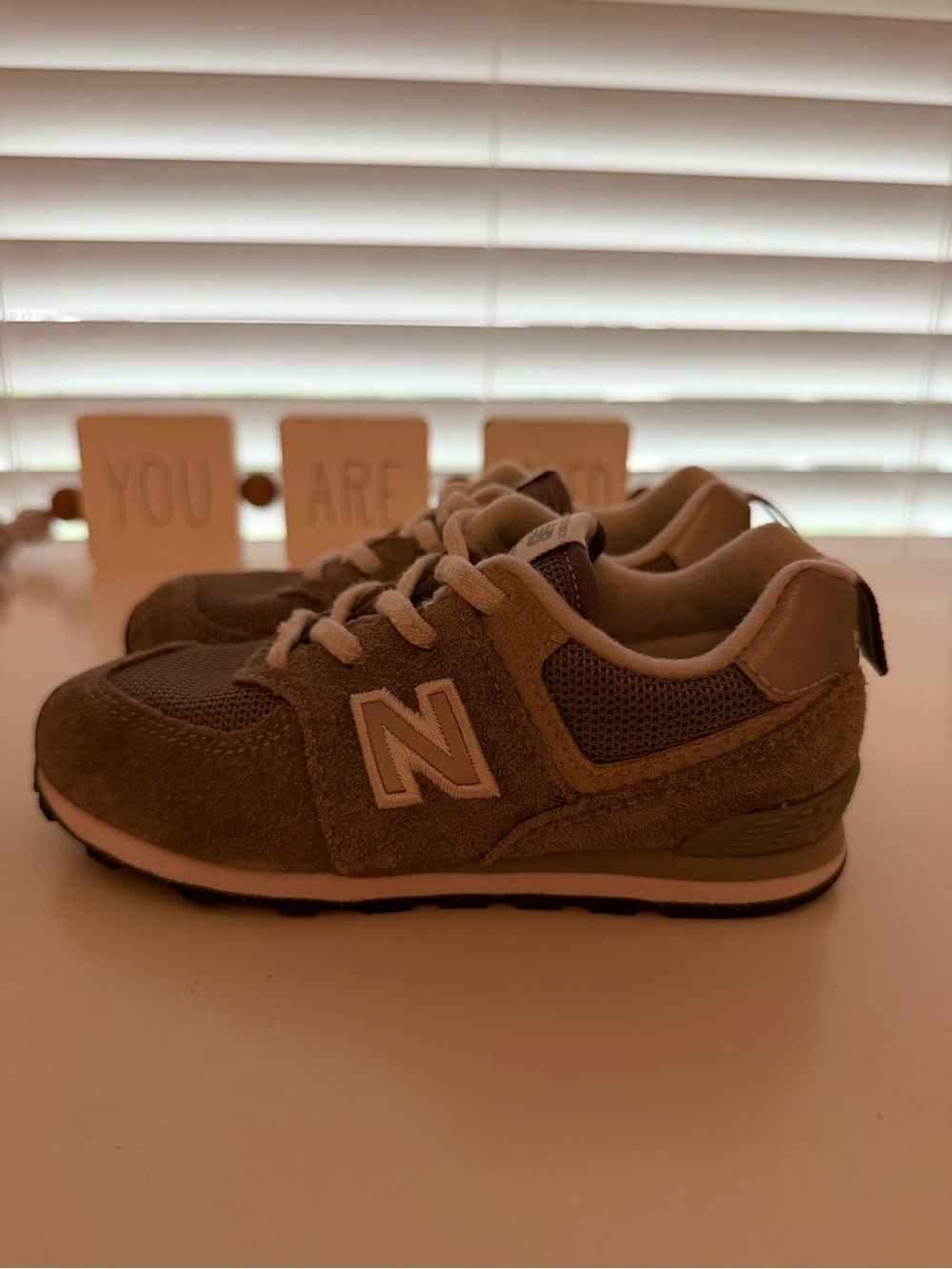 New Balance Toddler 574 Classic Sneaker in Gray - Picture 2 of 6